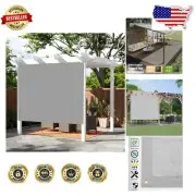 Custom 18x19 FT Light Grey Shade Cloth with Grommets for Ultimate Sun Protection