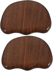 DONFAMDS 2pcs Wooden Massage Tool Portable Scraping Board for Muscle Relief and Relaxation Durable Design for Go Use for Soothing Muscle Fatigue
