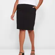 Target Plus Size Carrie Skirt - Black