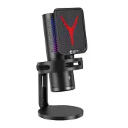 Yanmai GM7 Wired Condenser Microphone Computer Microphone RGB Light Intelligent Noise Cancelling USB Wired Condenser Mic