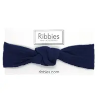 在飛比找蝦皮商城優惠-英國Ribbies兒童寬版扭結髮帶-海軍藍
