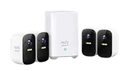 eufy Security eufyCam 2C Pro 2K 4-Pack Camera Kit with HomeBase 2