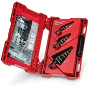Milwaukee 3 Piece Metric Step Drill Bit Set JAM-FREE Performance Dual-flute Tool