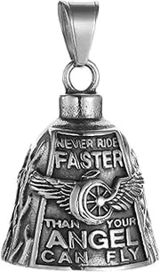 Generic Riding Bells for Motorcycles - Lucky Bell Motorcycle Charm, Biker Bell Keychain