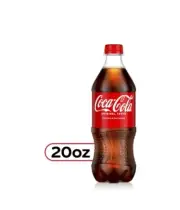(3) COKE Coca Cola Original Taste Soda Pop 20 Oz Bottles