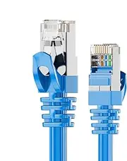 Ethernet Patch Cable - High Speed Patch Network Cable | 10ft High-Speed ​​Heavy Duty Network Cords | 10Gbps Shielded LAN Cord | Internet Wire Cables for Routers Modems Printers Computers