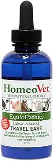 HomeoVet Equine Travel Ease 150 mL - Calming Support for Horse Travel or Transport. A Relaxation Supplement for Horse Anxiety associated with Travel, Loading, Shipping, Transport and Horse Anxiety