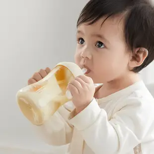 Bc Babycare 斜頭吸盤奶瓶 1-2 歲及以上 3 歲嬰兒防脹氣 PPSU 奶瓶斷奶器