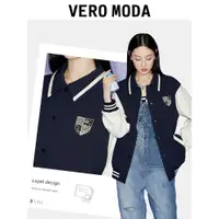 在飛比找ETMall東森購物網優惠-Vero Moda奧萊復古棒球服外套