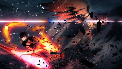 Anime kimetsu no yaiba kamado tanjiro screenshot boys Playmat Gaming Mat Desk