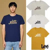 在飛比找Yahoo奇摩購物中心優惠-Lee 男款 Lee Jeans文字短袖圓領T 四色