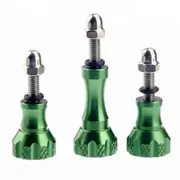 Aluminum Thumb Knob Stainless Bolt Nut Screw Set for GoPro HD Hero 1 2 / 3 / 3+ ST-50 Green