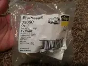 NEW ProPress 79350 1 1/4" x 1 1/4" Bronze Female Adapter Viega P x F NPT Germany