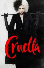 AA0962 Cruella Film By Craig Gillespie 2021 B&W Movie Poster 11x17
