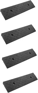 iplusmile 4pcs Slope Ramp for Driveway Threshold Ramp Plastic Construction Easy Installation Versatile Use