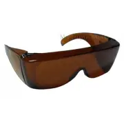 NoIR U40 UV Shield Glasses - Amber - Low Vision Glasses, Sun Blockers, FitOvers