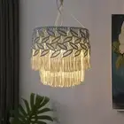 Boho Lamp Shade Decorative Bohemian Light Shade for Coffee Office Wedding