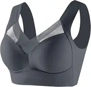 [Generic] Womens Bras Soft Brassiere Wire Free Padded Seamless Bra Wireless Padded Bras