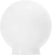 Acrylic Lamp Post Globe With Fitter Neck - Round Light Globe for Outdoor Garden Pole Fixture - Lampshade for Post Lamp
