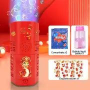 Portable Firework Bubble Machine, Automatic Bubble Machine for Kids