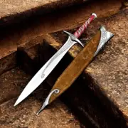Handmade Stainless Steel Sting Sword Replica Lord of Rings with Scabbard