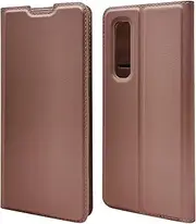 Cavor for Oppo Find X2 Pro Case (6.7"),PU Leather Cover Folio Flip Slim Ultra Thin Wallet Magnetic Case Stand Card Slot Holder with Kickstand Phone Cover Case- Rose Gold