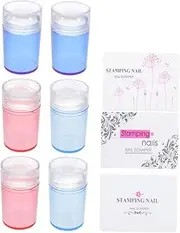 SOESFOUFU Manicure Stamper Silicone Seal for Nail Charms Nail Art Wear Manicure Seal