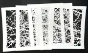 ️5 TANGLED TWIG cardstock paper die cut embellishment HALLOWEEN