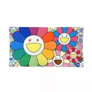 Takashi Murakami Pop-up Flower Plate H200 × W370mm Porcelain New(JP EMS)