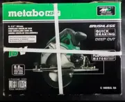 Metabo HPT 18V 6-1/2 in. Brushless Circular Saw C18DBALQ4 Brand New (Tool Only)