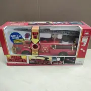 New Bright - Bump N Go - Fire Engine #158 - Lights, Siren - Engine 2 M.F.D. New