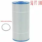 Water Cartridge Filter For Astral Hurlcon ZX100 ZX-150 ZX150 SQ FT100 Lid O-Ring