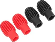 Veemoon 4pcs Silicone Drum Dampeners for Quiet Practice - Sound Dampening Caps for Beginners - Drumstick Mute Pads for Drum Kit Percussion