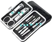 9/11/16/19 Pcs Manicure Cutters Nail Clipper Set Stainless Steel Ear Spoon Nail Clippers Pedicure Nail Art Tool Manicure,9pcs