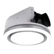 Akicon Ceiling Bathroom Exhaust Fan 90 CFM W/ 18-Watt Dimmable 3CCT LED Light