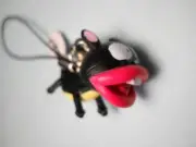 Mobile Strap Eel Dog Genius Bakabon Akatsuka Fujio Keychain Figure Mascot