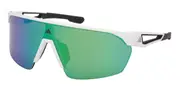 Adidas SP0103 21Q Men's Sunglasses White Size 99