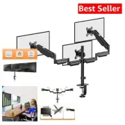 Durable Triple Monitor Mount for 17-32 inch LCD Displays - Adjustable & Sturdy