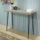 Hallway Console Table Wood Wooden Entry Hall Dressing Shelf Display Storage Desk