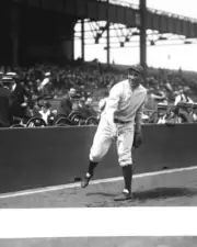Benjamin E Paschal of the New York Yankees in 1925 Baseball Old Photo 1