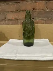 Poland Springs “ Moses “ Green Bottle , Vintage 1974 , New-Old-Stock Bottles !!!