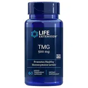 Life Extension TMG,500 mg ,60 Liquid Vcaps (Pack of 6)