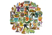 Scooby Doo Deluxe Assorted Designs Stickers (Pack of 50) (Multicoloured) (One Size)