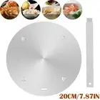 Electric Cooker Induction Hob Plate Adapter Heat Diffuser with Removable Handle