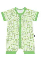 New BONDS Green Retro Romper WONDERSUIT SIZE 1
