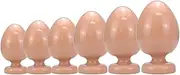 6 Sizes Oversized Anal Beads Butt Plug with Suction Cup Huge Anal Plug Anus Dilator Anal Expansion Anal Sex Toys for Women Men(Flesh,M)