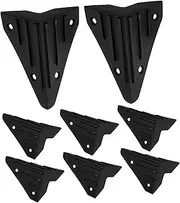 BESPORTBLE Plastic Speaker Corner Guards 8 Pack Stage Speaker Edge Protectors Desk Corner Protectors Vintage Angle Protection for Cabinet Doors