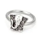 P2GO 16G 3/8" Captive SS Elephant with Long Ears, Elephant Face, Plain Captive