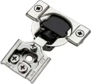 Quiet 1/2 Inch Overlay Soft Close Hinges - 60 Count Satin Nickel Hardware