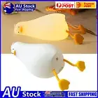 Cute Lying Flat Duck Night Light Silicone Pat Lamp Cartoon Children Nightlights